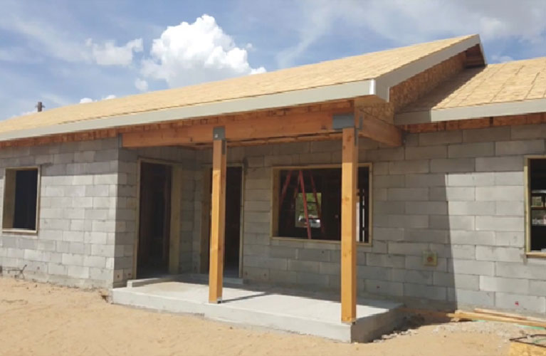 house wall structure